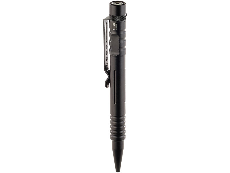 ; Tactical Pens mit Kugelschreiber, LED, Glasbrecher & Brieföffner Tactical Pens mit Kugelschreiber, LED, Glasbrecher & Brieföffner 