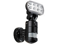 VisorTech Überwachungskamera FLK-20, LED-Flutlicht, Bewegungsmelder, nachlaufend; Kamera-Attrappen 