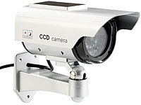 VisorTech Solar-Überwachungskamera-Attrappe / Dummy mit LED; Netzwerk-Überwachungssysteme mit HDD-Recorder & IP-Kameras Netzwerk-Überwachungssysteme mit HDD-Recorder & IP-Kameras Netzwerk-Überwachungssysteme mit HDD-Recorder & IP-Kameras 
