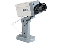 VisorTech Überwachungskamera-Attrappe; Netzwerk-Überwachungssysteme mit HDD-Recorder & IP-Kameras Netzwerk-Überwachungssysteme mit HDD-Recorder & IP-Kameras 