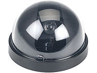 VisorTech Überwachungskamera-Attrappe Dome-Form