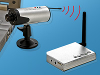VisorTech Micro-Cam "Mobil" m. Funkübertragung 2.4 GHz Color