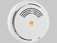 VisorTech Rauchmelder zu PX-1297 & PX-3724; Netzwerk-Überwachungssysteme mit Rekorder, Kamera, Personenerkennung und App 