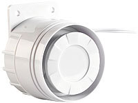 VisorTech Zusatz-Sirene für XMD-1600.easy (PX-3583); Netzwerk-Überwachungssysteme mit Rekorder, Kamera, Personenerkennung und App 