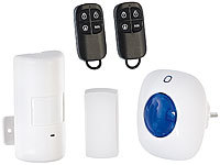 VisorTech Alarmsystem mit Funkanbindung, PIR-Sensor & Tür-/Fenster-Alarm; GSM-Funk-Alarmanlagen GSM-Funk-Alarmanlagen GSM-Funk-Alarmanlagen GSM-Funk-Alarmanlagen 
