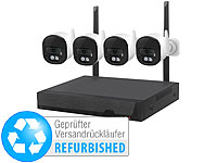 VisorTech Recording-Kamera, Überwachungskamera-Sets LAN; Funk-Überwachungsrekorder mit Solar-Akku-Kameras und App, Akkubetriebene IP-Full-HD-Überwachungskameras mit App ELESION Funk-Überwachungsrekorder mit Solar-Akku-Kameras und App, Akkubetriebene IP-Full-HD-Überwachungskameras mit App ELESION Funk-Überwachungsrekorder mit Solar-Akku-Kameras und App, Akkubetriebene IP-Full-HD-Überwachungskameras mit App ELESION