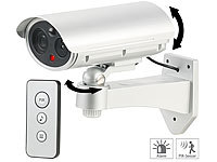 VisorTech Überwachungskamera-Attrappe, Bewegungsmelder, Alarm-Funktion, 85 dB; Netzwerk-Überwachungssysteme mit HDD-Recorder & IP-Kameras Netzwerk-Überwachungssysteme mit HDD-Recorder & IP-Kameras Netzwerk-Überwachungssysteme mit HDD-Recorder & IP-Kameras Netzwerk-Überwachungssysteme mit HDD-Recorder & IP-Kameras 