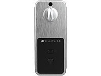 ; Tür-Schließzylinder mit Apps, Transponder-Schlüsseln & Zahlen-Codes, Sicherheits-Türbeschläge mit Fingerabdruck-Scanner und Transponder 