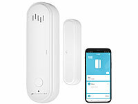 VisorTech WLAN-Türsensor, Fenster-Tür-Alarm mit Sirene; GSM-Funk-Alarmanlagen GSM-Funk-Alarmanlagen GSM-Funk-Alarmanlagen 