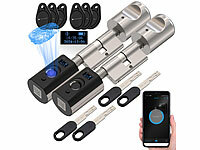 VisorTech Türschloss, Bluetooth, Türschloss Fingerabdruck Haustür; Netzwerk-Überwachungssysteme mit Rekorder, Kamera, Personenerkennung und App Netzwerk-Überwachungssysteme mit Rekorder, Kamera, Personenerkennung und App Netzwerk-Überwachungssysteme mit Rekorder, Kamera, Personenerkennung und App