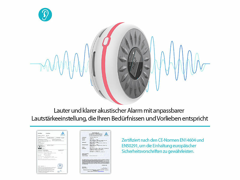 ; WLAN-Rauch- & Hitzemelder mit weltweiter App-Benachrichtigung WLAN-Rauch- & Hitzemelder mit weltweiter App-Benachrichtigung WLAN-Rauch- & Hitzemelder mit weltweiter App-Benachrichtigung 