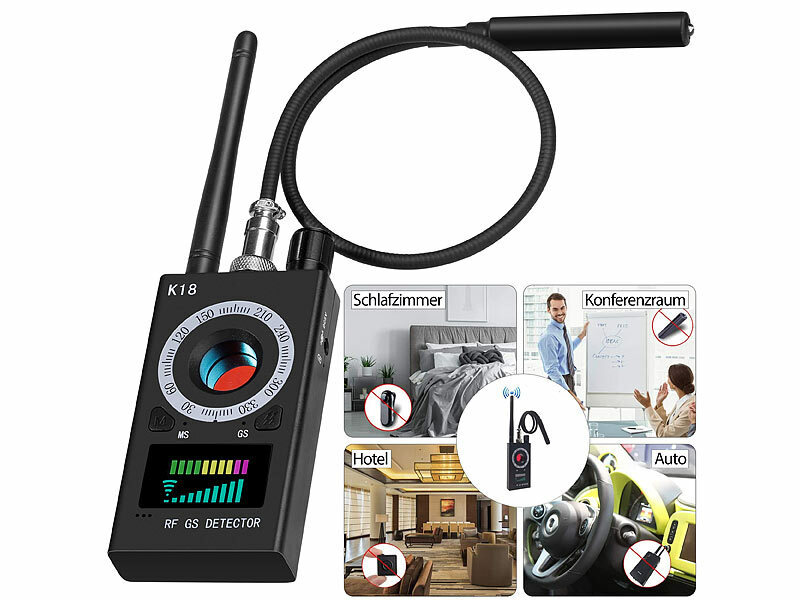 ; HD-Micro-IP-Überwachungskameras mit Nachtsicht und App, Spy-Cam-Detektoren 